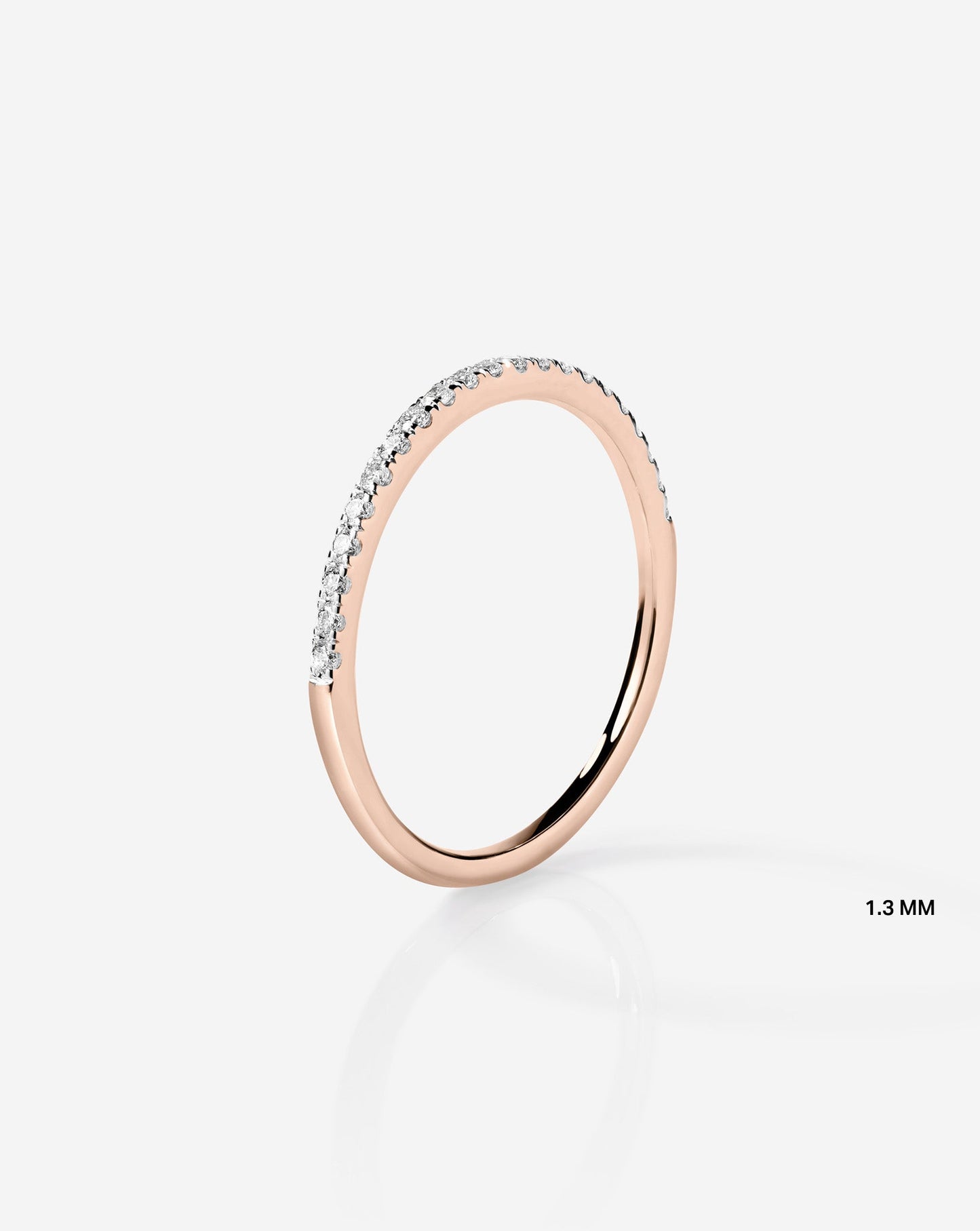 1.3 mm Perfect Pavé Diamond Ring