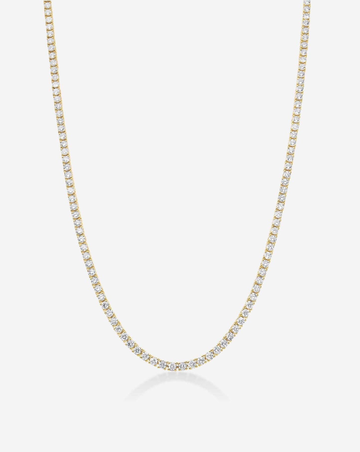 Classic Lab Diamond Tennis Necklace