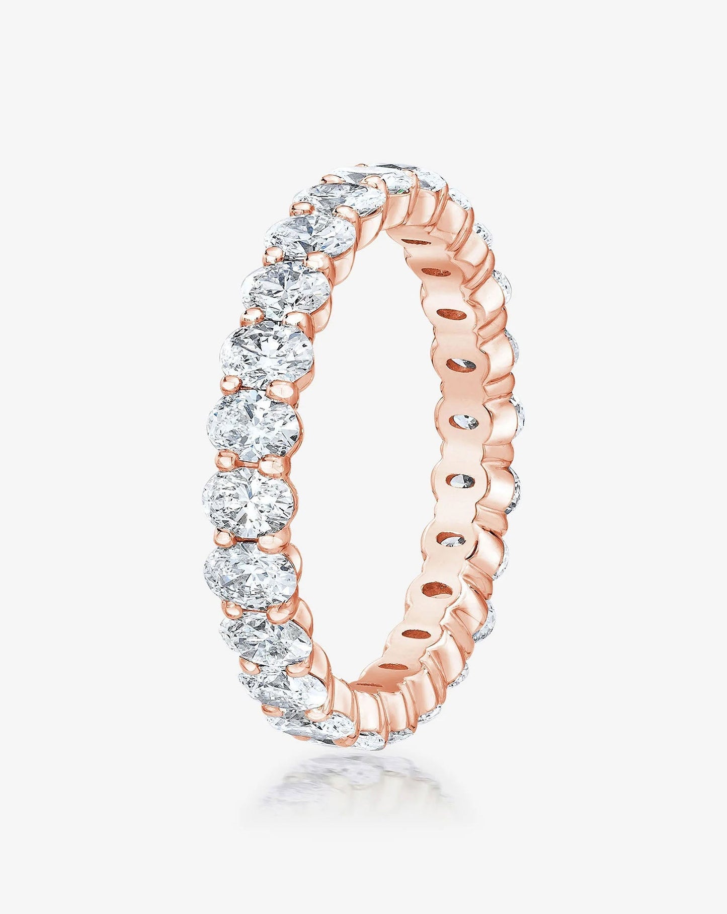 Oval Lab Diamond Eternity Ring