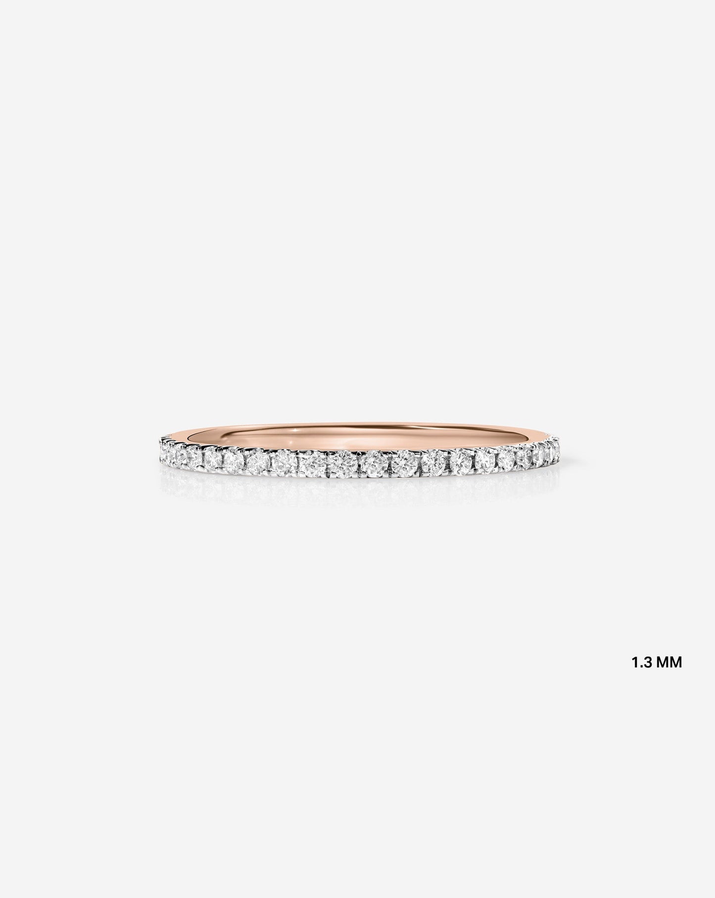 1.3 mm Perfect Pavé Diamond Ring