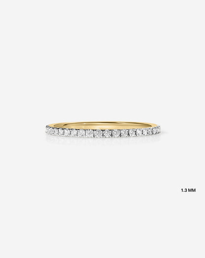 1.3 mm Perfect Pavé Diamond Ring
