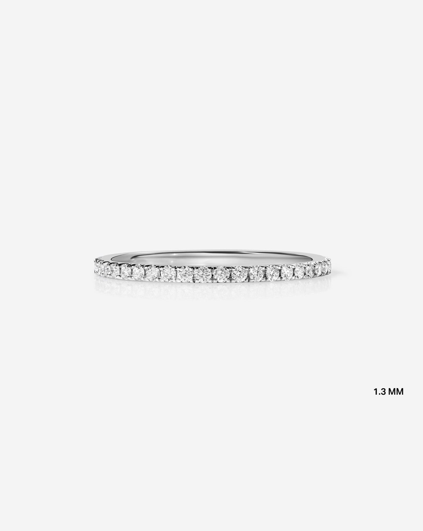 1.3 mm Perfect Pavé Diamond Ring