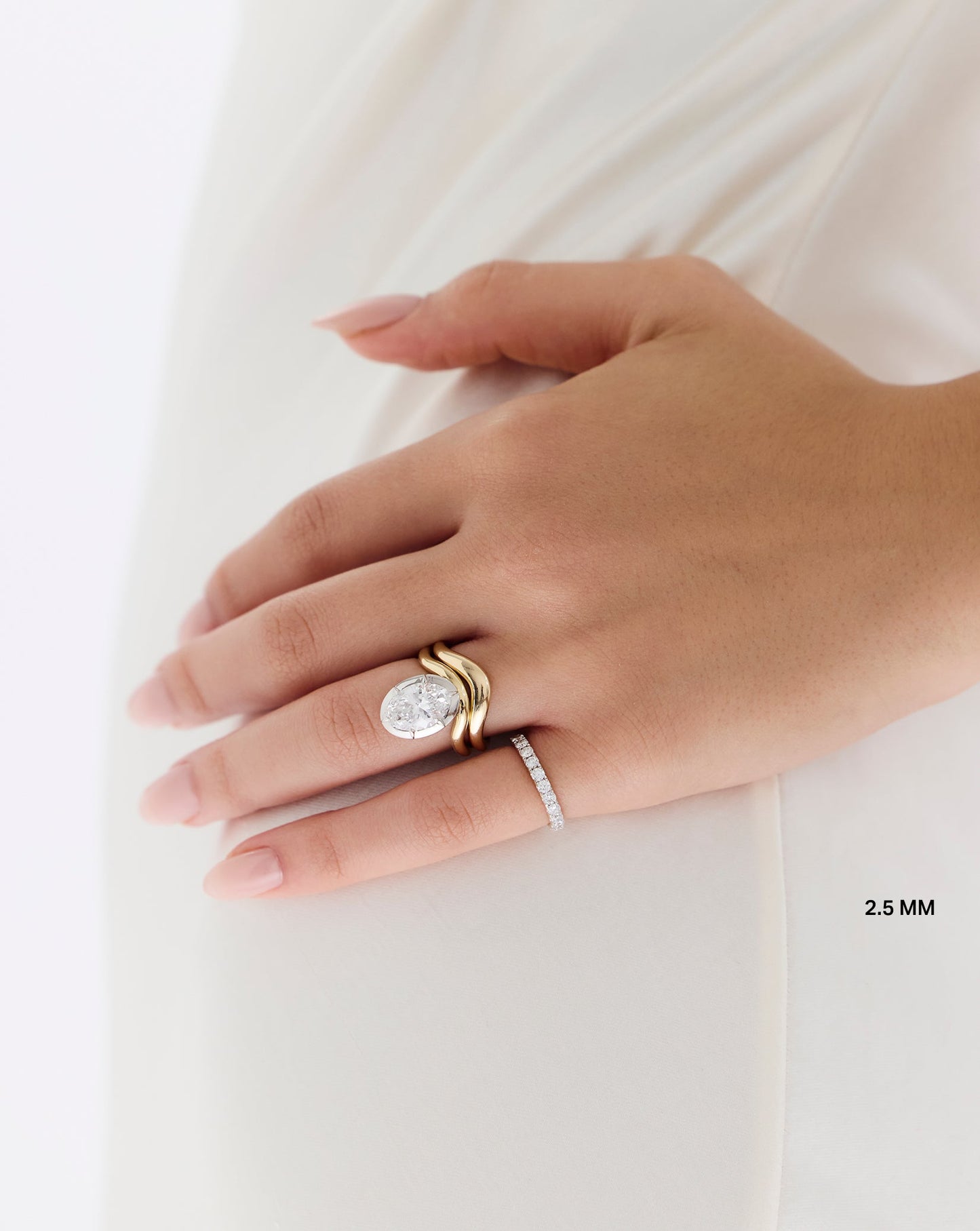 2.5 mm Perfect Pavé Diamond Ring