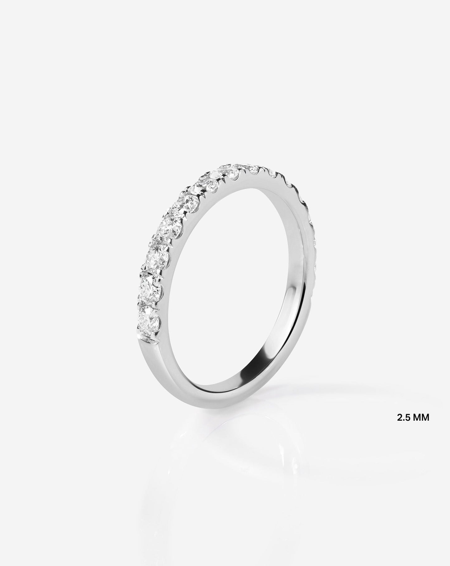 2.5 mm Perfect Pavé Diamond Ring