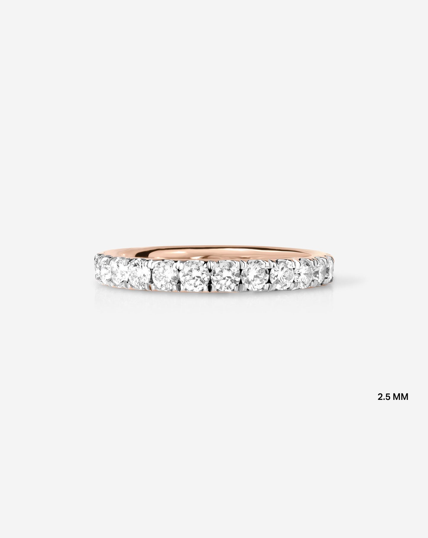 2.5 mm Perfect Pavé Diamond Ring