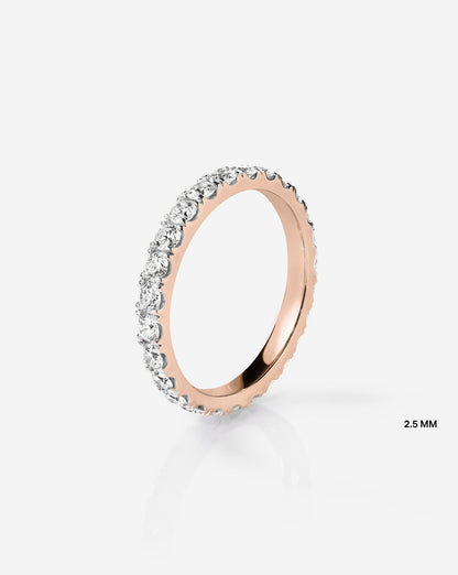 2.5 mm Perfect Pavé Diamond Ring