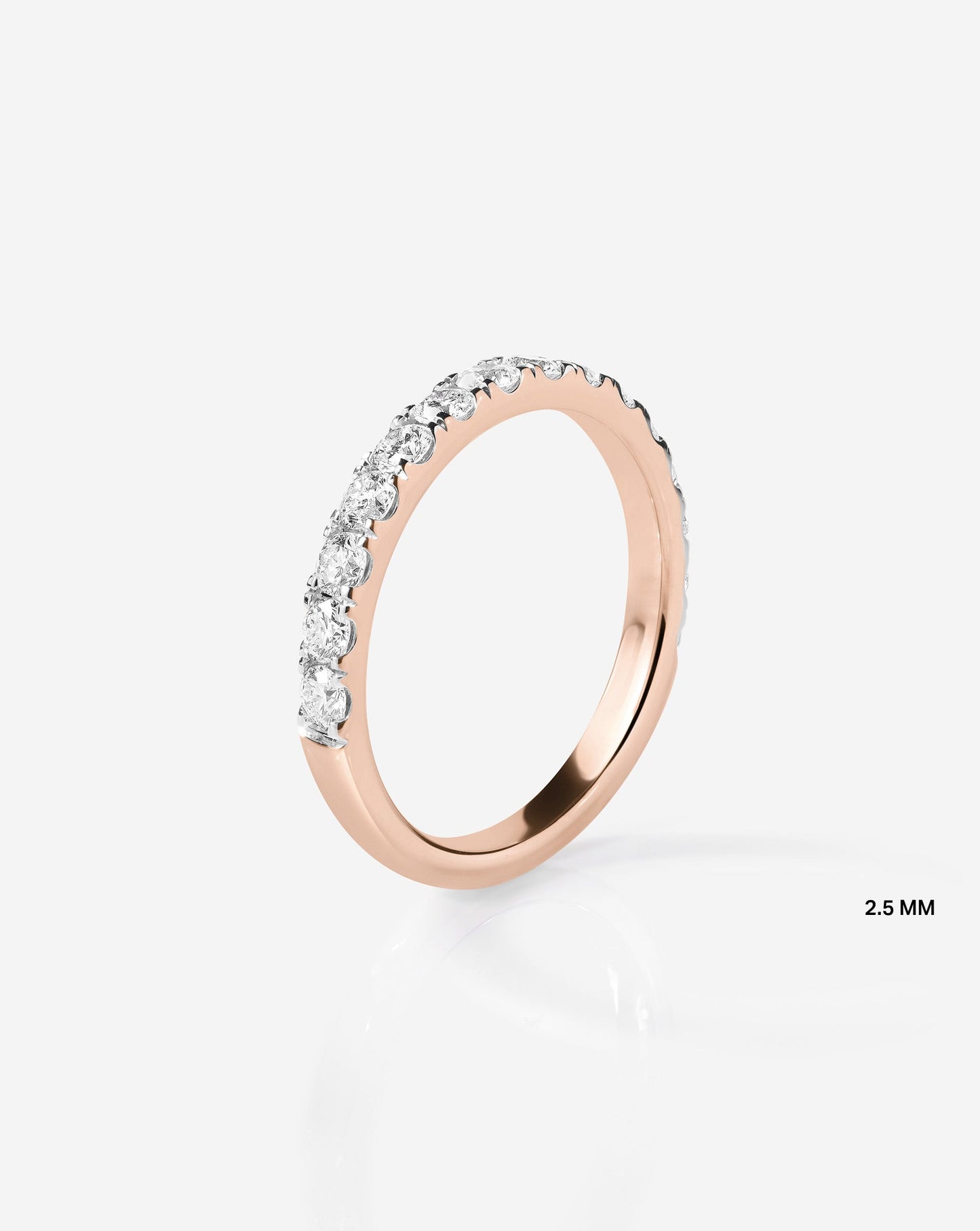 2.5 mm Perfect Pavé Diamond Ring