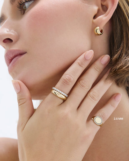 2.5 mm Perfect Pavé Diamond Ring