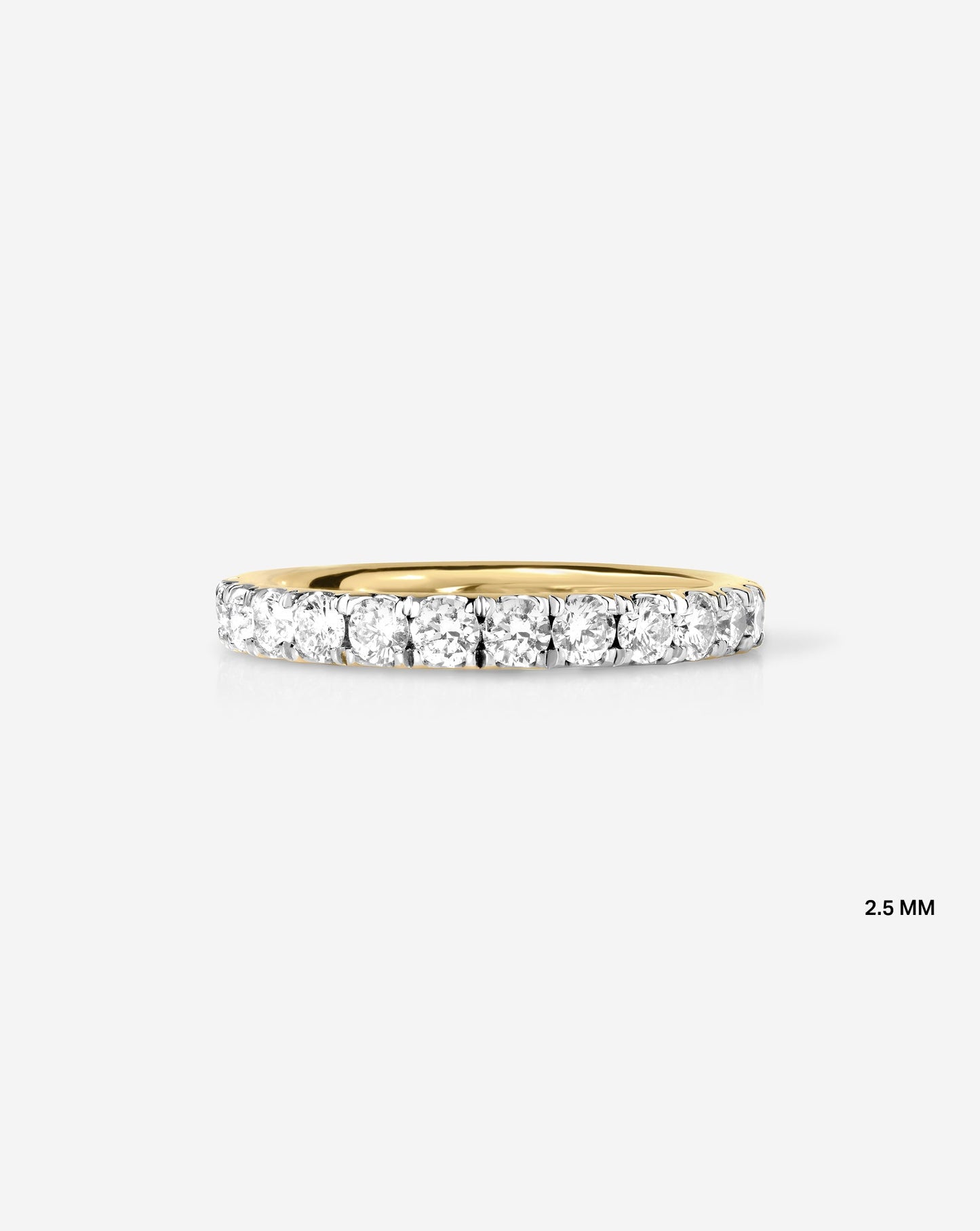 2.5 mm Perfect Pavé Diamond Ring