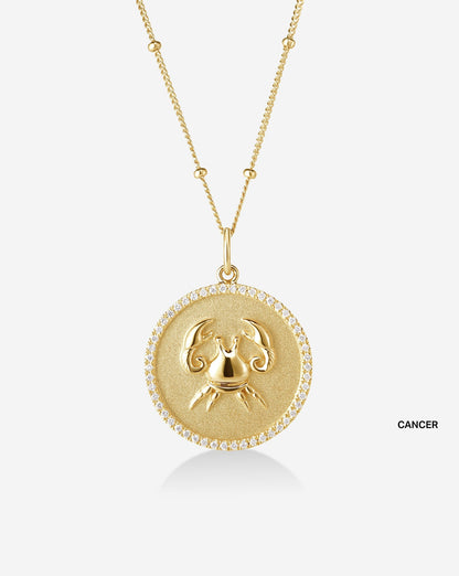 Zodiac Medallion Necklace