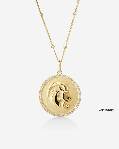 Zodiac Medallion Necklace