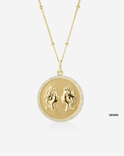 Zodiac Medallion Necklace