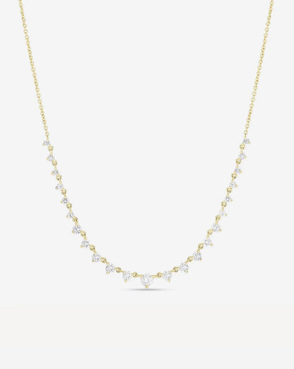Graduated Lab Diamond Layering Necklace