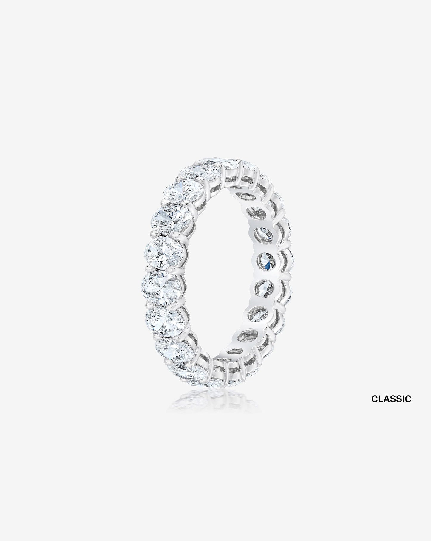 Oval Lab Diamond Eternity Ring