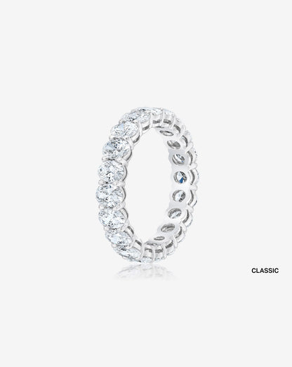 Oval Lab Diamond Eternity Ring
