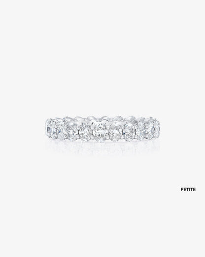 Oval Lab Diamond Eternity Ring