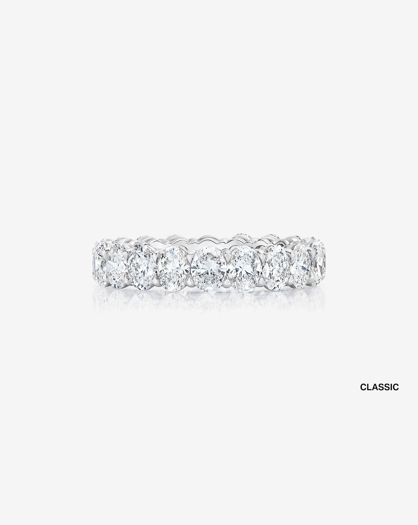 Oval Lab Diamond Eternity Ring