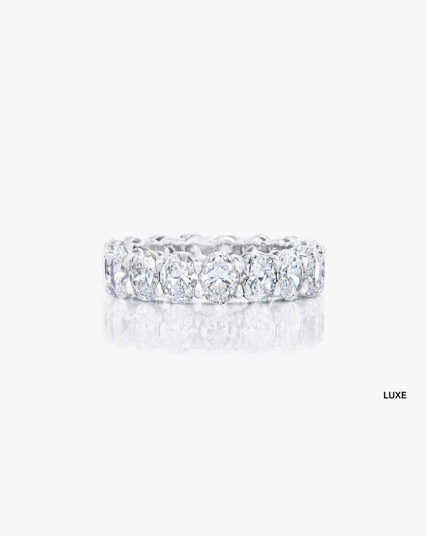 Oval Lab Diamond Eternity Ring