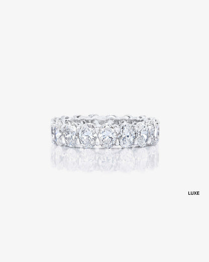 Oval Lab Diamond Eternity Ring