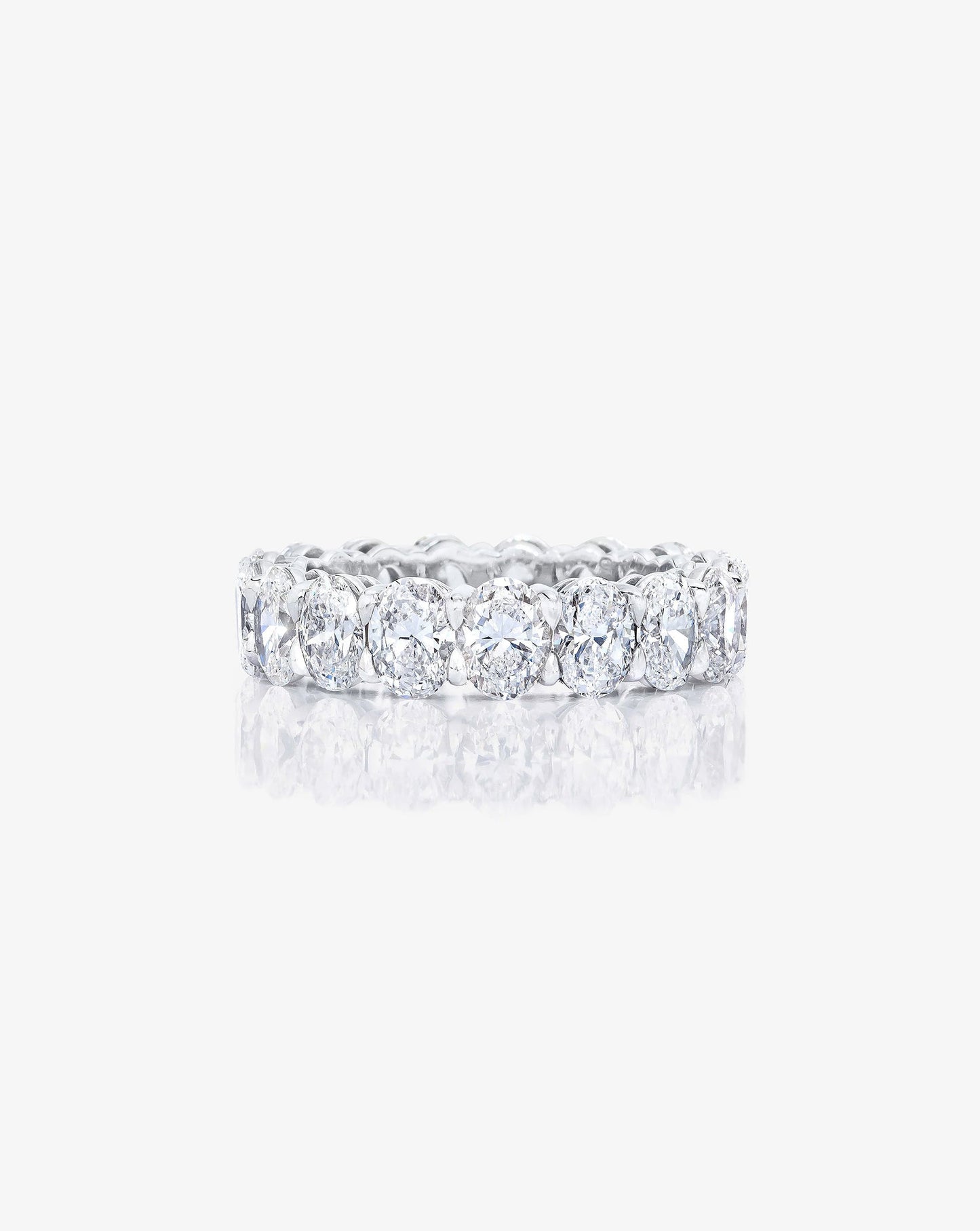 Oval Lab Diamond Eternity Ring