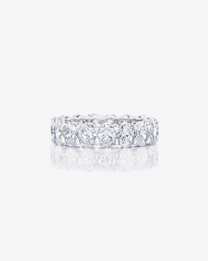 Oval Lab Diamond Eternity Ring