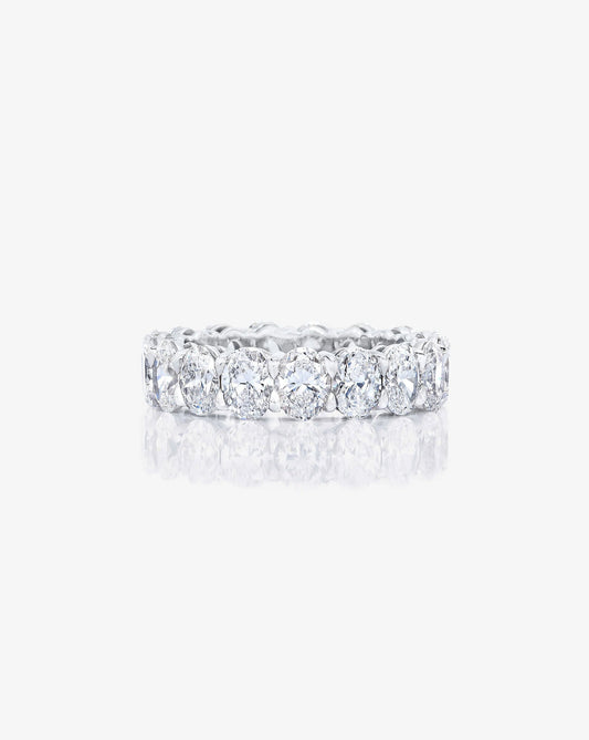 Oval Lab Diamond Eternity Ring