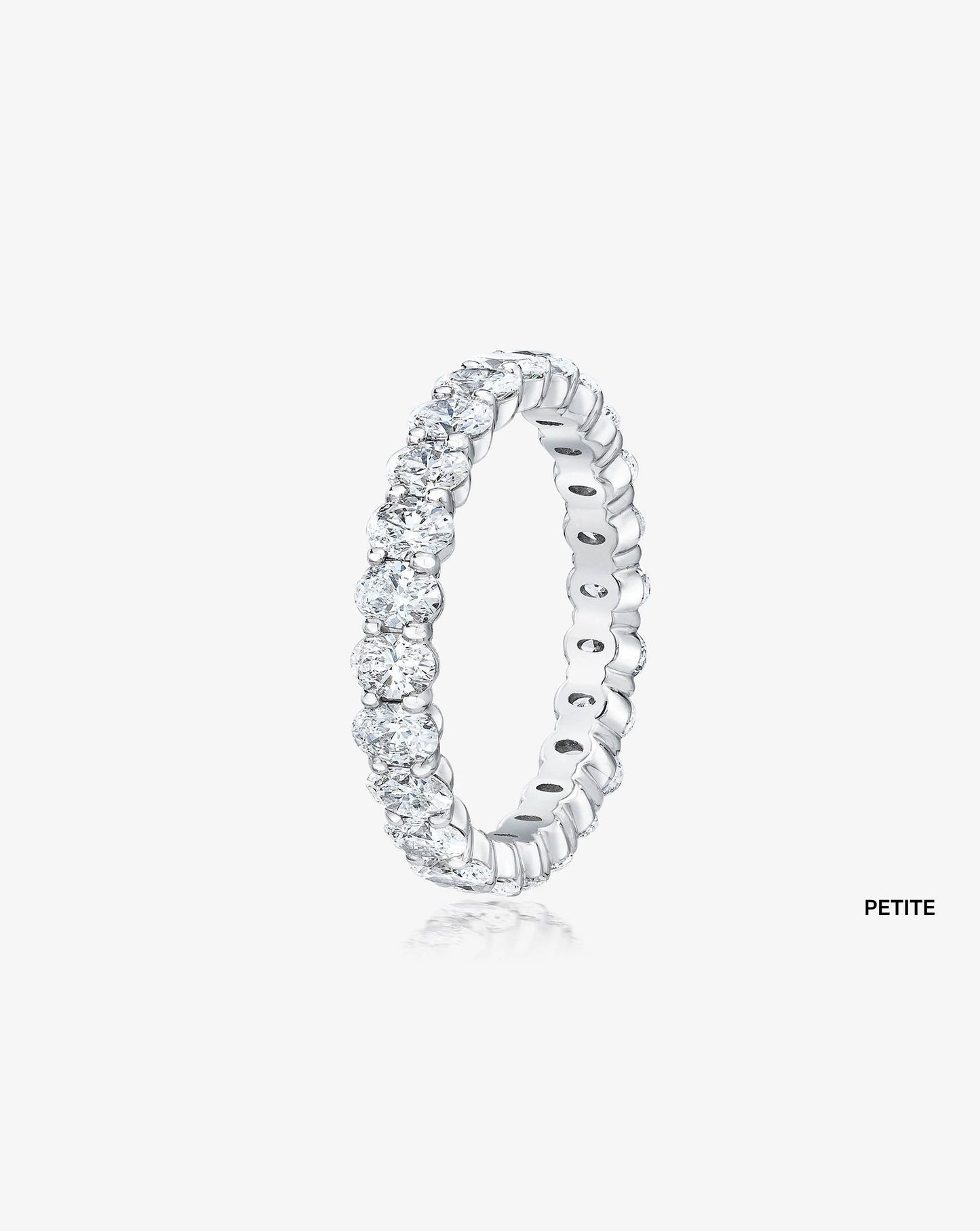Oval Lab Diamond Eternity Ring
