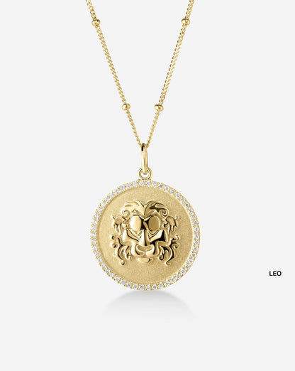 Zodiac Medallion Necklace