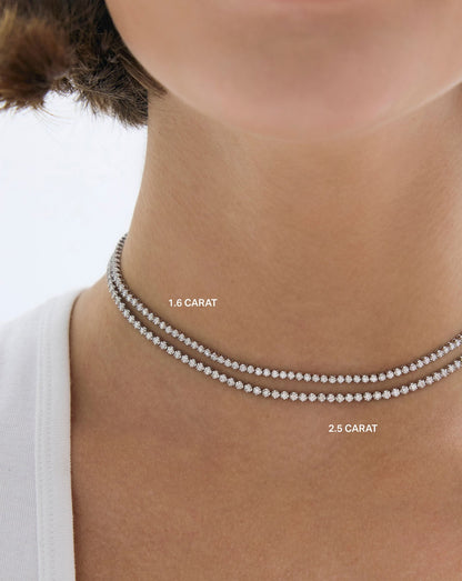 Multiway Tennis Necklace + Double Wrap Bracelet