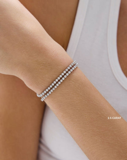 Multiway Tennis Necklace + Double Wrap Bracelet