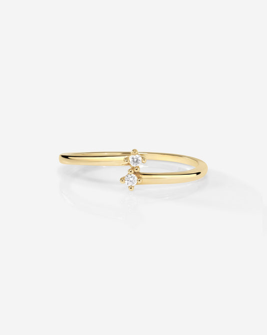 Petite Diamond Wrap Ring