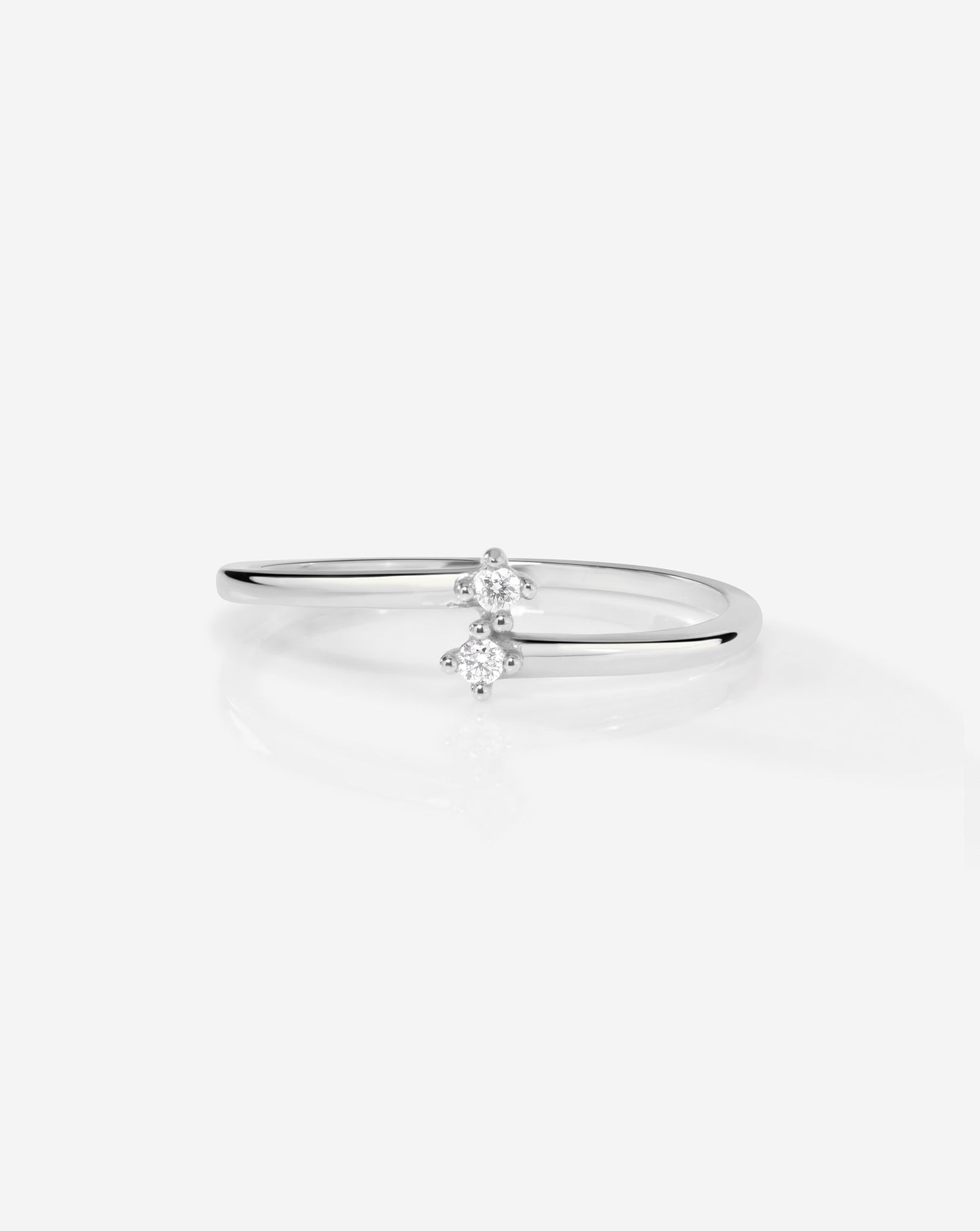 Petite Diamond Wrap Ring