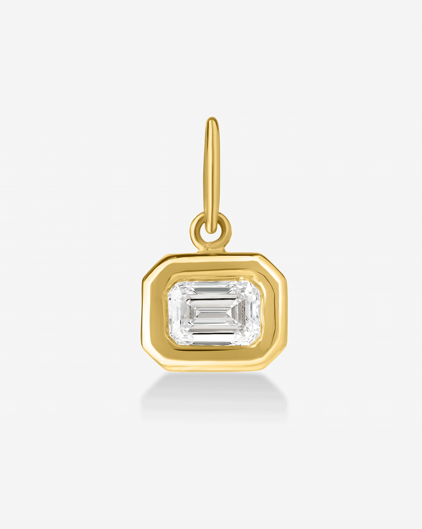 Framed Lab Diamond Pendant