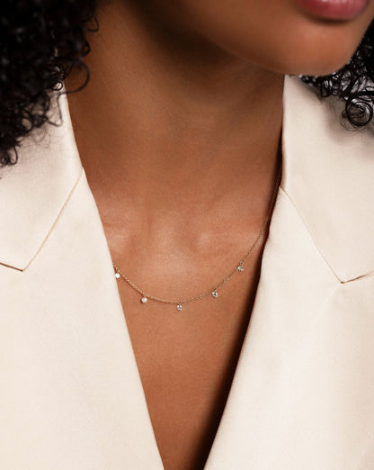 Floating Diamond Necklace