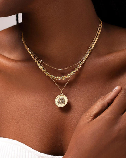 Zodiac Medallion Necklace