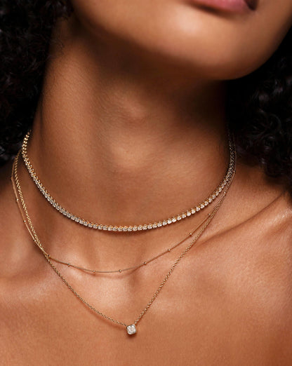 Multiway Tennis Necklace + Double Wrap Bracelet