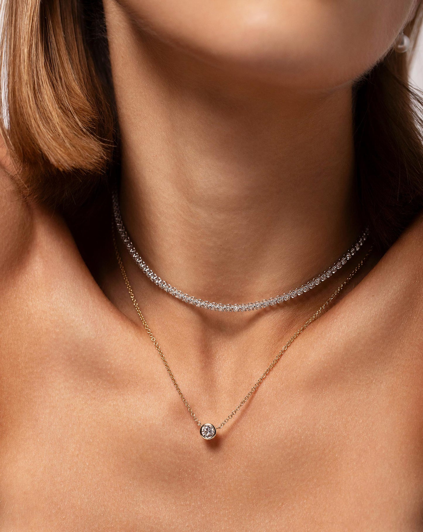 Multiway Tennis Necklace + Double Wrap Bracelet