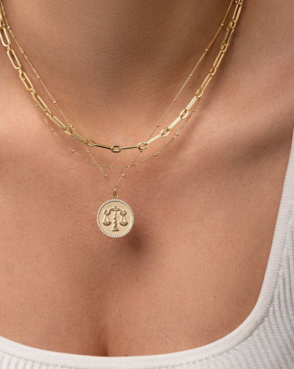 Zodiac Medallion Necklace