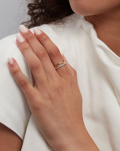 Petite Single Round Diamond Ring