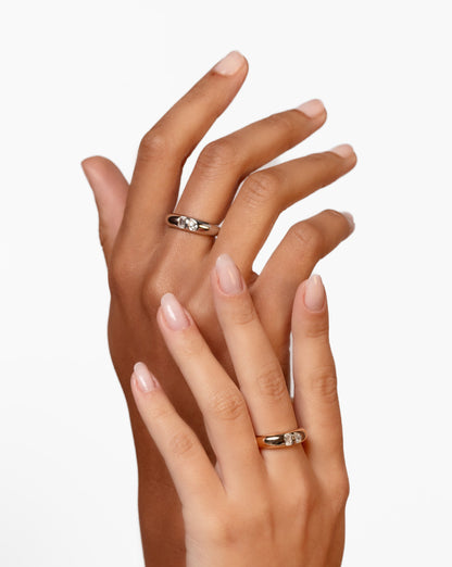 Toi et Moi Diamond Cloud Ring