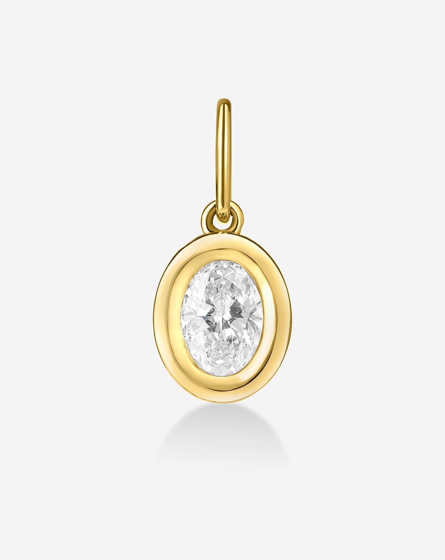 Framed Lab Diamond Pendant