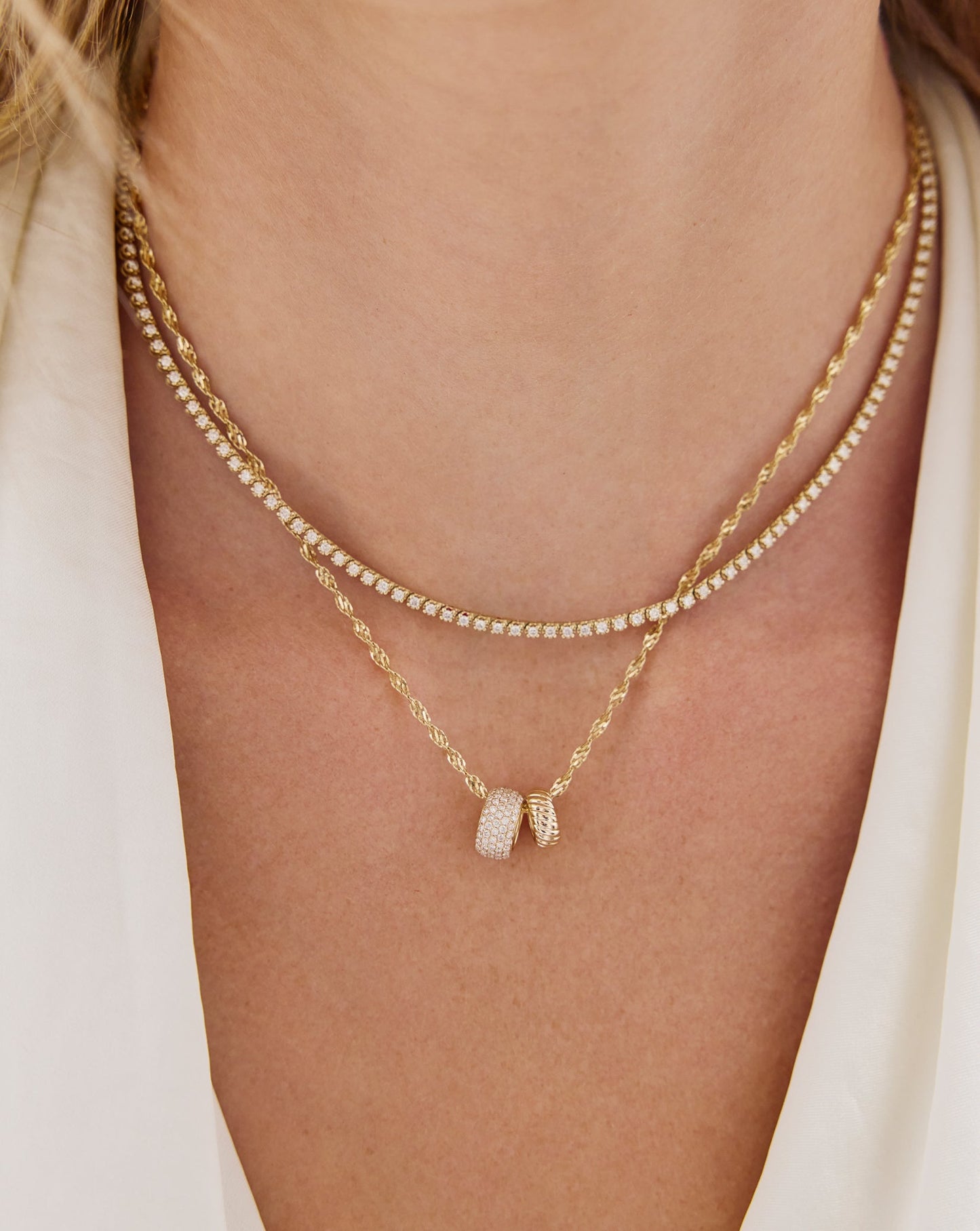 Twisted Dorica Chain Necklace