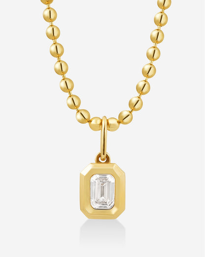 Framed Lab Diamond Pendant