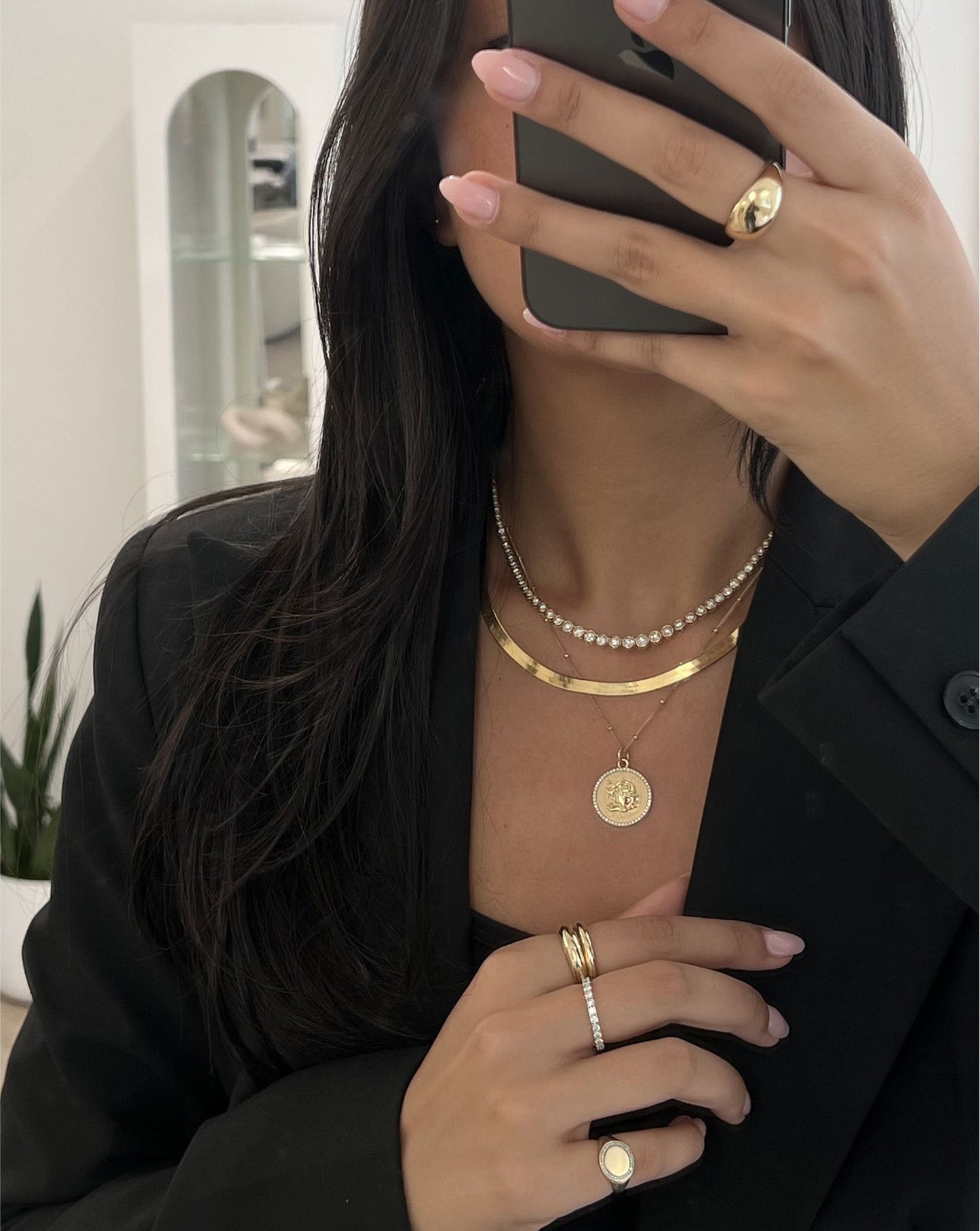 Herringbone Chain Necklace