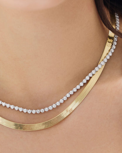 Luxe Diamond Tennis Necklace