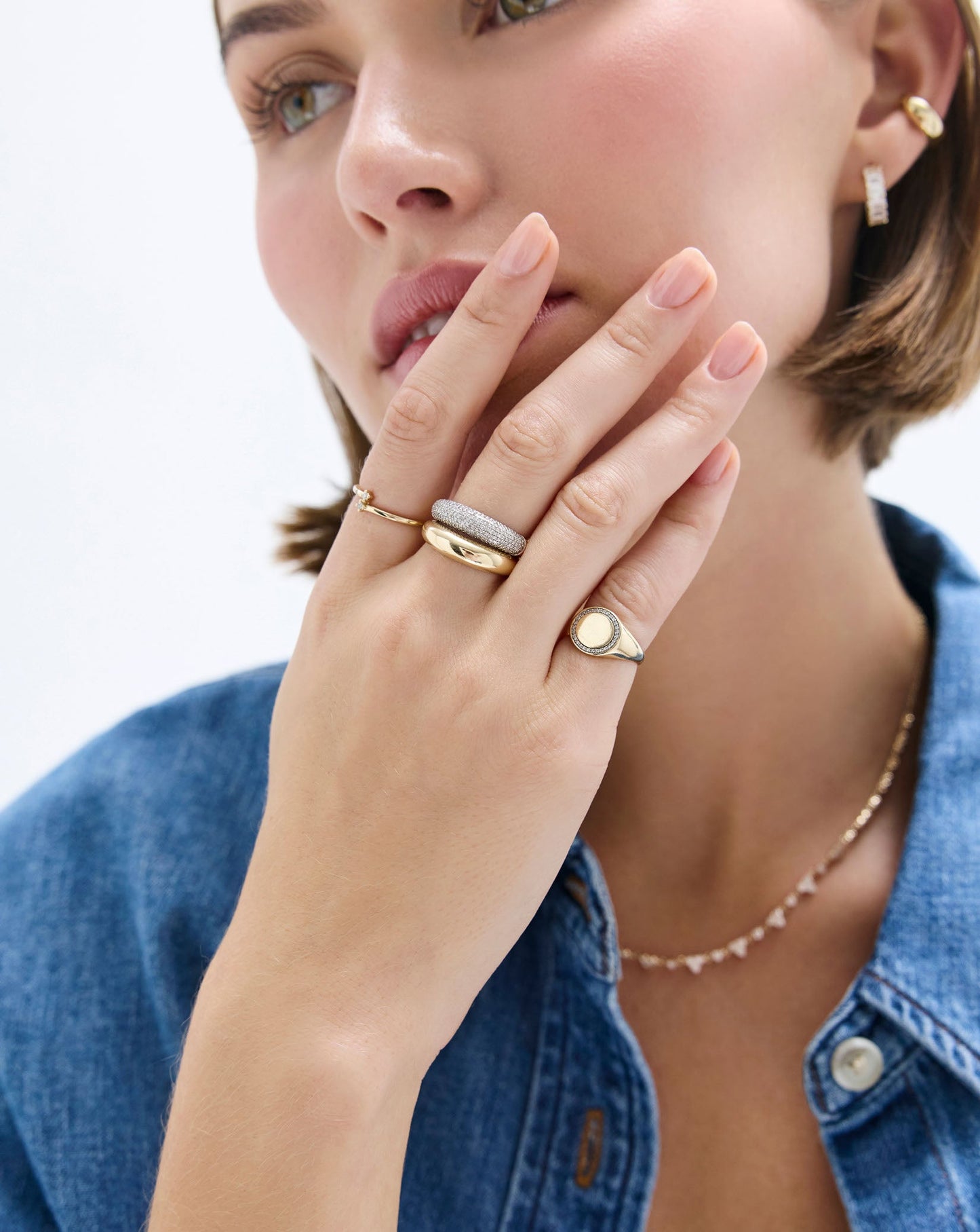 Pavé Diamond Cloud Ring