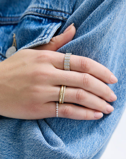 Petite Gold Cloud Ring