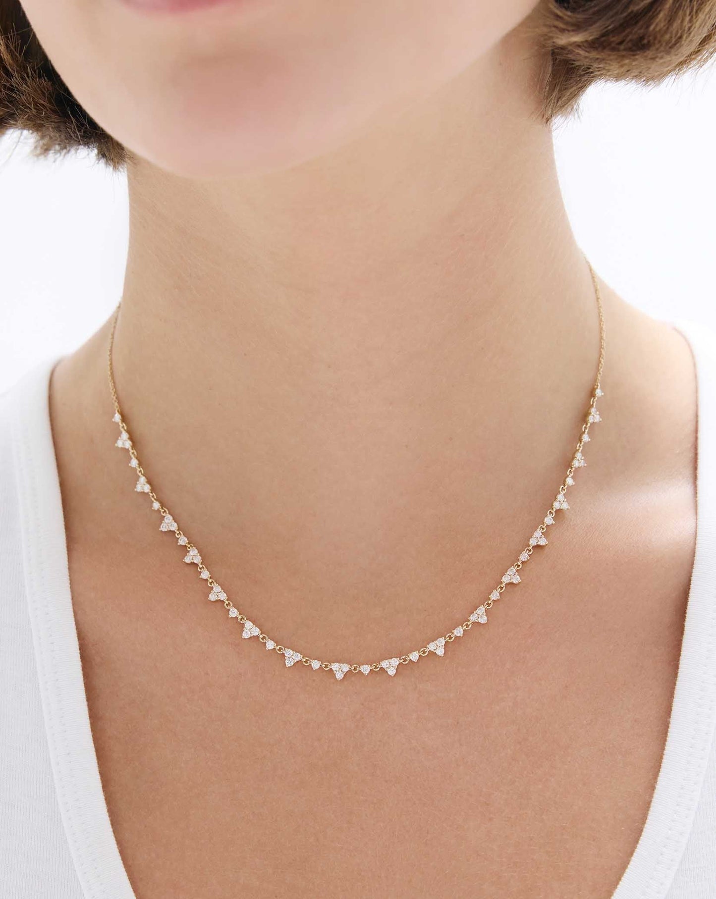Trio Diamond Layering Necklace
