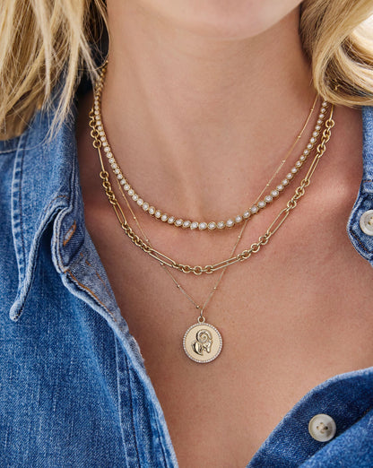 Zodiac Medallion Necklace