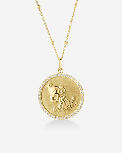Zodiac Medallion Necklace